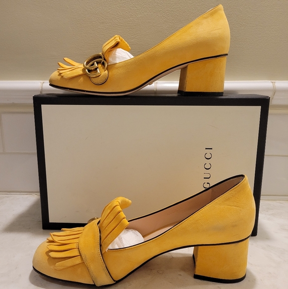 Gucci GG Marmont Loafer Pumps - Picture 4 of 10